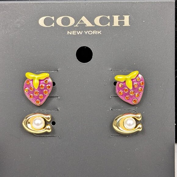 Coach Earrings - 2 pair - Picture 2 of 3